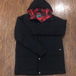 Men’s Large Woolrich Coat with Wool Insulation